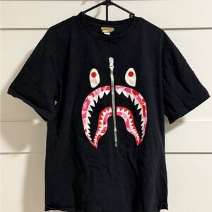 Pink camo Bape shark Tshirt